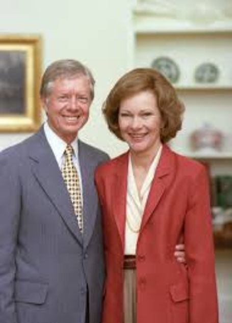 Rosalynn Carter With Her Husband Jimmy Carter